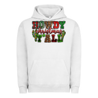 Pigment Lunar Rock Howdy Christmas y'all Urban Hoodie - NancyCooperArtShop