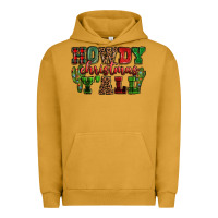 Pigment Peanut Butter Howdy Christmas y'all Urban Hoodie - NancyCooperArtShop