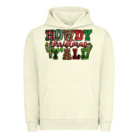 Pigment Pistachio Howdy Christmas y'all Urban Hoodie - NancyCooperArtShop