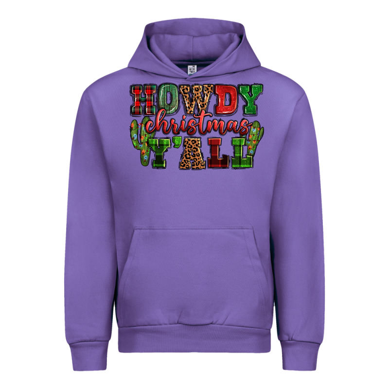 Howdy Christmas Y'all Urban Hoodie by NancyCooperArtShop | Teevron