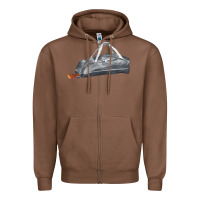 Chestnut baseball bag fa element Zipper Hoodie - FaDigitalArtStudio