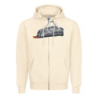 Sandshell baseball bag fa element Zipper Hoodie - FaDigitalArtStudio