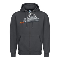Smoke baseball bag fa element Zipper Hoodie - FaDigitalArtStudio