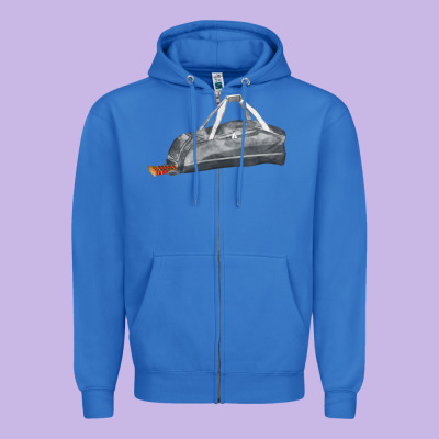 Baseball Bag Fa Element Zipper Hoodie Designed By Fadigitalartstudio