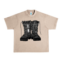 French Oak soldier boots Urban Heavy Tee - RanaPortraitStore