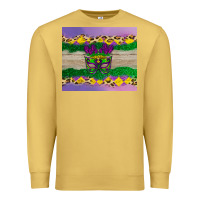 Antique Gold mardi gras mask Premium Sweatshirt - AdoDesignShop