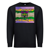 Black mardi gras mask Premium Sweatshirt - AdoDesignShop