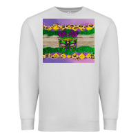 Dove Grey mardi gras mask Premium Sweatshirt - AdoDesignShop