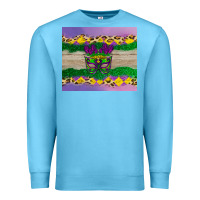 Ocean Blue mardi gras mask Premium Sweatshirt - AdoDesignShop