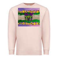 Pale Pink mardi gras mask Premium Sweatshirt - AdoDesignShop
