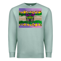 Seafoam mardi gras mask Premium Sweatshirt - AdoDesignShop