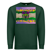 Sports Green mardi gras mask Premium Sweatshirt - AdoDesignShop