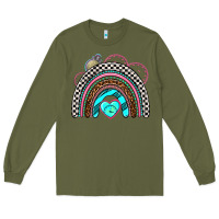 Army Green race rainbow Long Sleeve Tee - AdoDesignShop