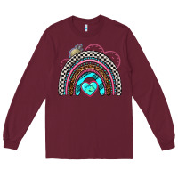Burgundy race rainbow Long Sleeve Tee - AdoDesignShop