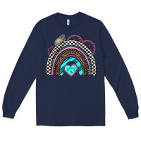 Navy race rainbow Long Sleeve Tee - AdoDesignShop