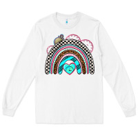 White race rainbow Long Sleeve Tee - AdoDesignShop