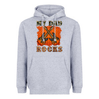 Heather Grey my dad rock Heavyweight Hoodie - Artiststas