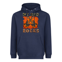 Navy my dad rock Heavyweight Hoodie - Artiststas