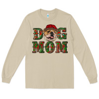 English Bulldog Mom Christmas Long Sleeve Tee | Teevron