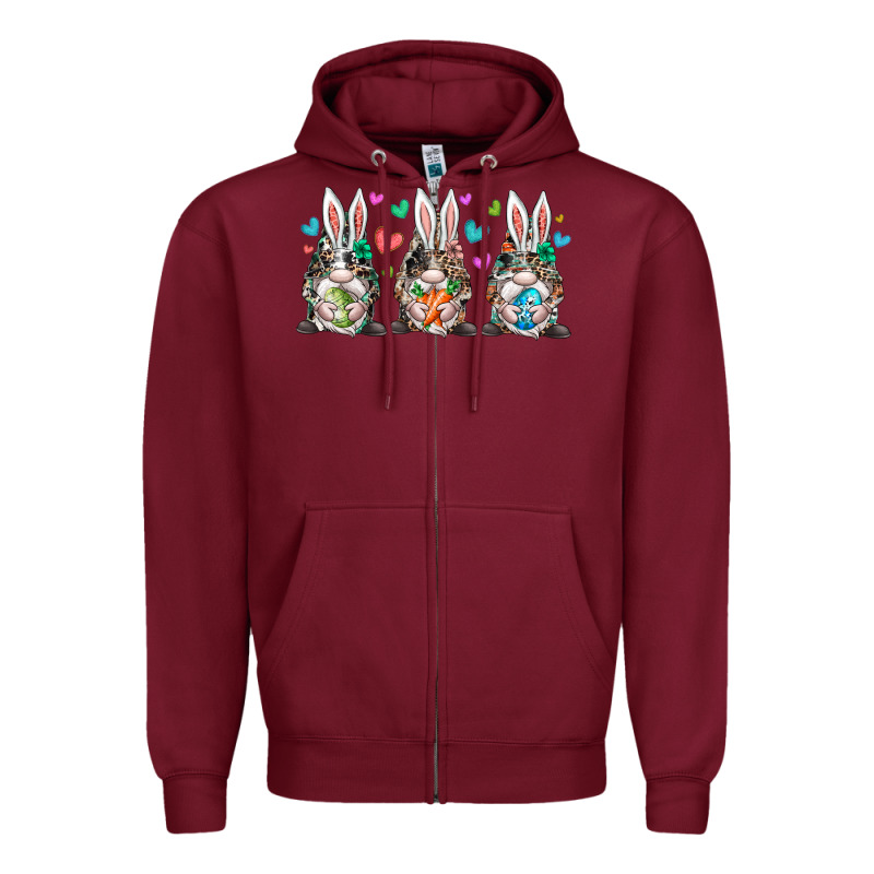 Western Bunny Gnome Zipper Hoodie by RacoonDesign | Teevron
