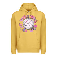 Antique Gold in my volleyball era Premium Hoodie - MaliasSmallBusiness