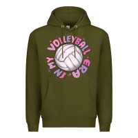 Army Green in my volleyball era Premium Hoodie - MaliasSmallBusiness