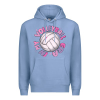 Colony Blue in my volleyball era Premium Hoodie - MaliasSmallBusiness