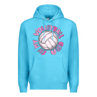 Ocean Blue in my volleyball era Premium Hoodie - MaliasSmallBusiness