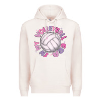 Pale Pink in my volleyball era Premium Hoodie - MaliasSmallBusiness