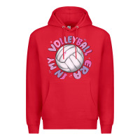 Red in my volleyball era Premium Hoodie - MaliasSmallBusiness