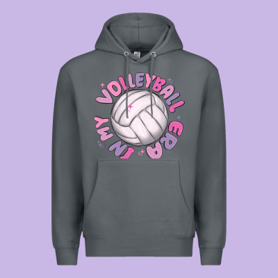 In My Volleyball Era Premium Hoodie Designed By Maliassmallbusiness
