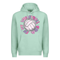 Seafoam in my volleyball era Premium Hoodie - MaliasSmallBusiness