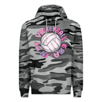 Slate Camo in my volleyball era Premium Hoodie - MaliasSmallBusiness
