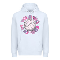 White in my volleyball era Premium Hoodie - MaliasSmallBusiness