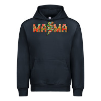 Navy Mama Christmas lightning bolt Urban Hoodie - NancyCooperArtShop
