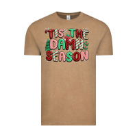 Vintage Coffee 'tis the damn season Vintage Tee - MaliasSmallBusiness