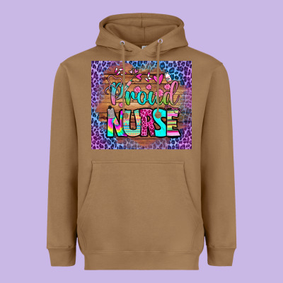 Proud Nurse Tumbler Heavyweight Hoodie Designed By Bundleandbundleshop