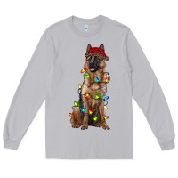 Moon Dust christmas german shepherd Long Sleeve Tee - RanaPortraitStore