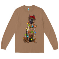 Toasted Coconut christmas german shepherd Long Sleeve Tee - RanaPortraitStore