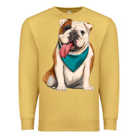 Antique Gold english bulldog Premium Sweatshirt - Artiststas