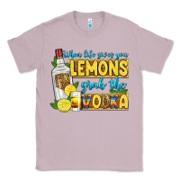 Lilac when life gives you lemons grab the vodka Classic Tee - Zillion Design Studio