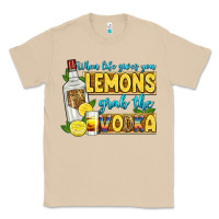 Mushroom when life gives you lemons grab the vodka Classic Tee - Zillion Design Studio