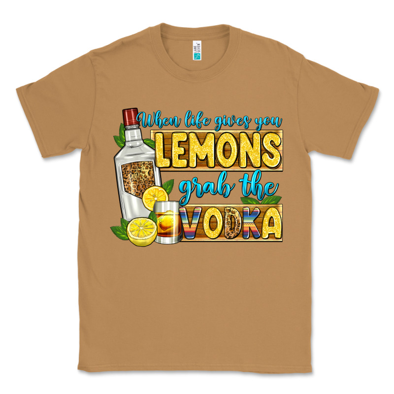 When Life Gives You Lemons Grab The Vodka Classic Tee by Zillion Design Studio | Teevron
