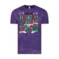 Cloud Purple full of holiday Vintage Tee - MaliasSmallBusiness
