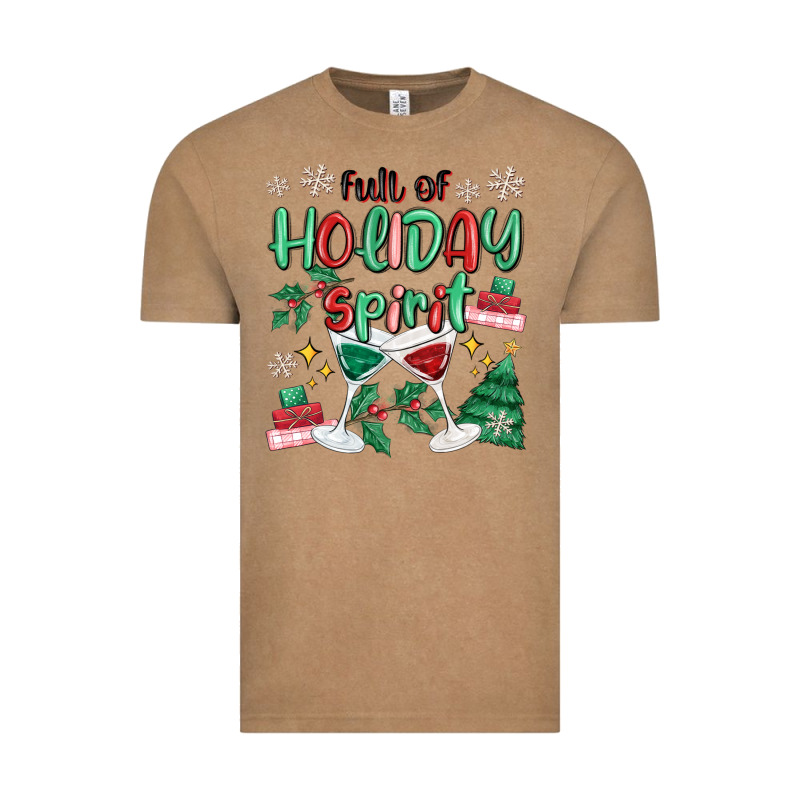 Full Of Holiday Vintage Tee by MaliasSmallBusiness | Teevron