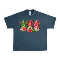 Midnight Navy watermelon gnomes Urban Heavy Tee - Zillion Design Studio
