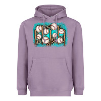Lavender baseball background Heavyweight Hoodie - JahusDesignShop