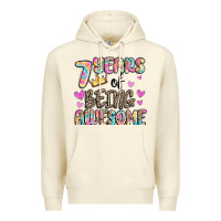 Sandshell 7 years of being awesome Premium Hoodie - MaliasSmallBusiness