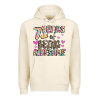 Tofu 7 years of being awesome Premium Hoodie - MaliasSmallBusiness