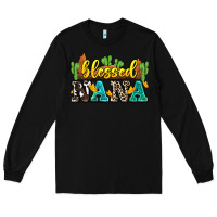 Black blessed nana Long Sleeve Tee - Zillion Design Studio